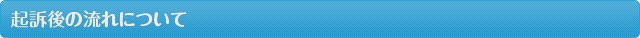 起訴後の流れについて